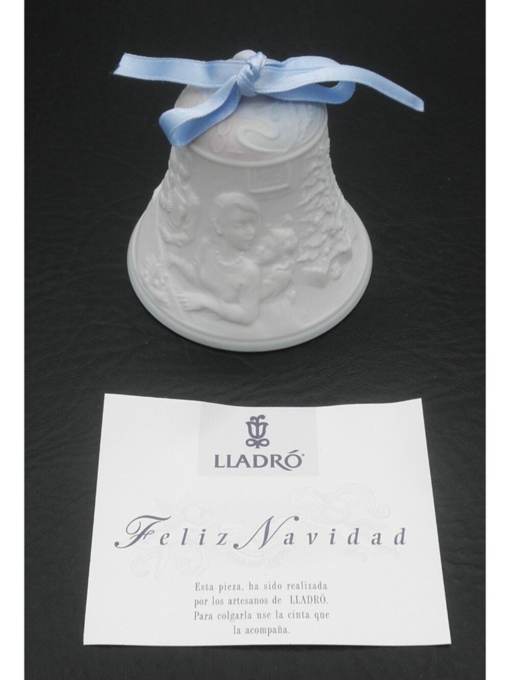 Lladro Spain 1998 Porcelain Christmas Bell Ornament #16560 With Original Box